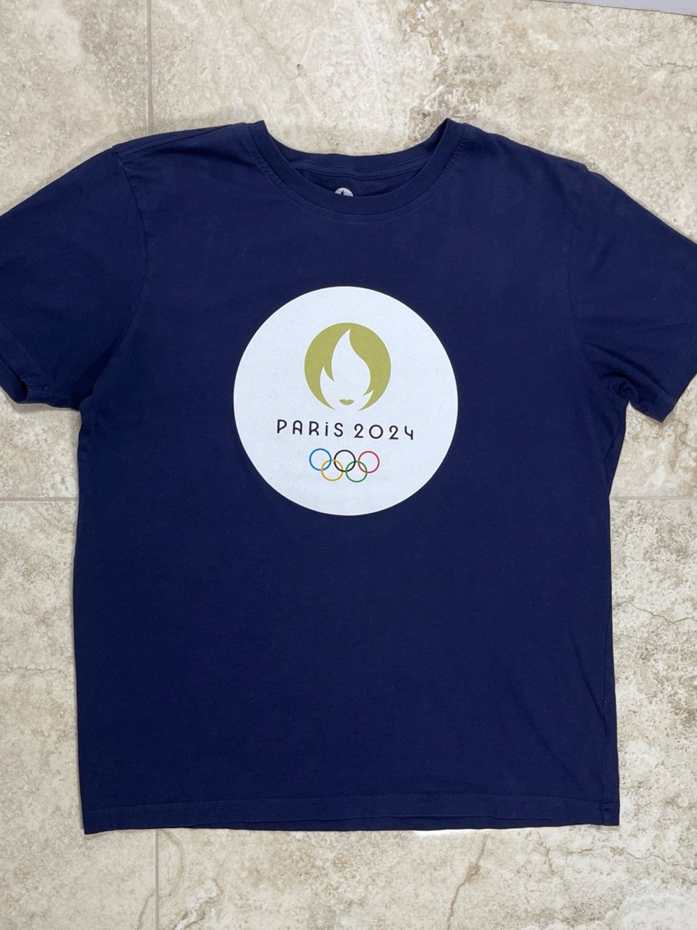 Paris 2024 Navy Short Sleeve Graphic Tee